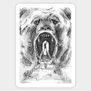 Bearmouth Sticker
